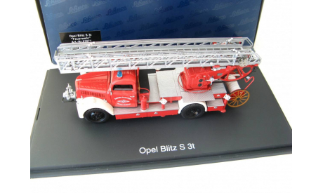 Opel Blitz S 3t пожарная лестница с насосом. Редкий Шуко!, масштабная модель, 1:43, 1/43, SCHUCO