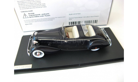 Packard Twelve Model 1108 LeBaron Sport Phaeton 1931 dark blue, масштабная модель, 1:43, 1/43, GLM