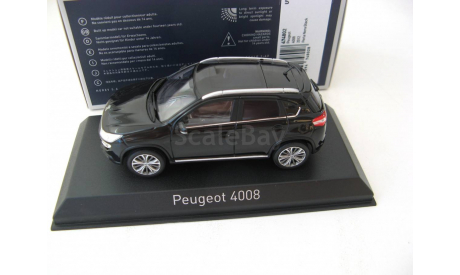 PEUGEOT 4008 (кроссовер 4х4) 2012 Black, масштабная модель, 1:43, 1/43, Norev