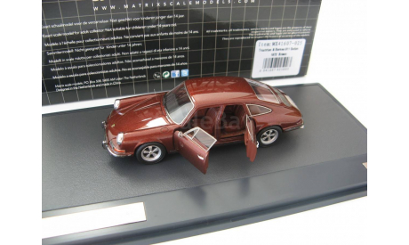 Porsche 911 Troutman & Barnes 1972 brown, масштабная модель, scale43, Matrix