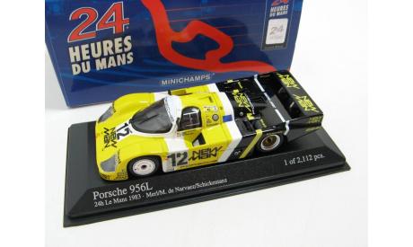 Porsche 956L #12 4th Place 24h LeMans 1983, масштабная модель, 1:43, 1/43, Minichamps