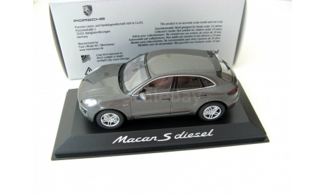 Porsche Macan S Diesel 2013 grey metallic, масштабная модель, 1:43, 1/43, Minichamps