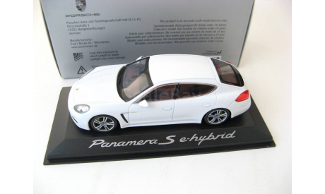 Porsche Panamera e-hybrid white, масштабная модель, 1:43, 1/43, Minichamps