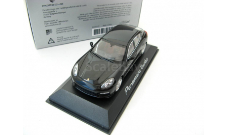 Porsche Panamera Turbo black, масштабная модель, scale43, Minichamps