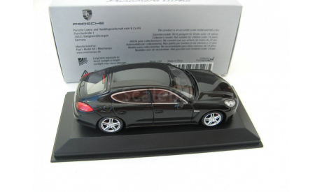 Porsche Panamera Turbo black, масштабная модель, scale43, Minichamps