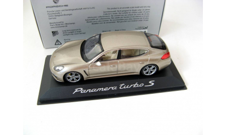 Porsche Panamera Turbo S silver beige, масштабная модель, 1:43, 1/43, Minichamps