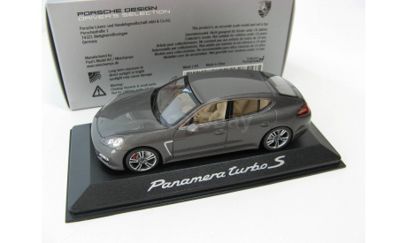 Porsche Panamera turbo S silver gray metallic, масштабная модель, scale43, Minichamps