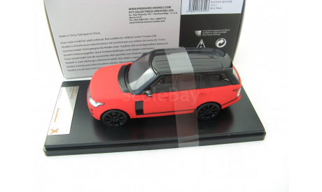 RANGE ROVER VOGUE 2014 Matt Red/Black, масштабная модель, scale43, Premium X