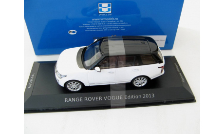 RANGE ROVER VOGUE 2013 White & Black, масштабная модель, 1:43, 1/43, Premium X