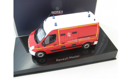Renault Master ’Pompiers VSAV’ 2011, масштабная модель, 1:43, 1/43, Norev