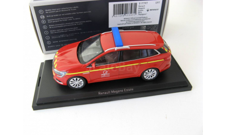 RENAULT Megane Estate ’Pompiers’ (пожарный) 2016, масштабная модель, 1:43, 1/43, Norev