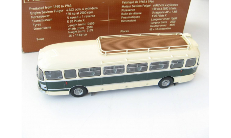 Автобус Saviem SC1 beige and green 1961 г., масштабная модель, Norev, scale43