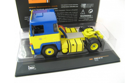 Scania LBT 141 blue/yellow 1976 г., масштабная модель, scale43, IXO