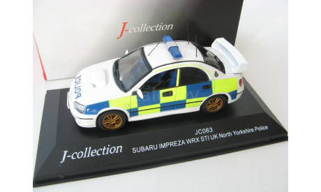 Subaru Impreza WRX STI North Yorkshire Police. RARE!, масштабная модель, 1:43, 1/43, J-Collection