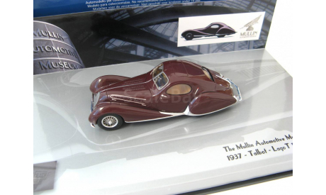 Talbot-Lago T150-C-SS Coupe 1937 г., масштабная модель, scale43, Minichamps