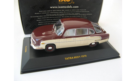 Tatra 603/1 red/beige 1970 г., масштабная модель, 1:43, 1/43, IXO Road (серии MOC, CLC)