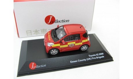 Toyota IQ Fire Department Essex County (UK) red/yellow 2009 г. SALE!, масштабная модель, 1:43, 1/43, J-Collection