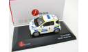 Toyota IQ Police Sweden white/yellow/blue 2011 г., масштабная модель, 1:43, 1/43, J-Collection