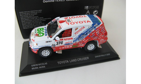 TOYOTA Land Cruiser 200 Dakar 2009 #378 Gibon / Miura, масштабная модель, scale43, Norev