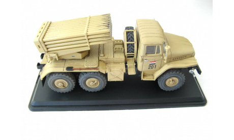 УрАЛ-375Д БМ РСЗО ’Град’ 1963 г. Сирийская Армия, масштабная модель, scale43, Start Scale Models (SSM)