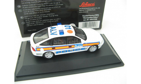 Vauxhall Vectra 1997 ’Metropolitan Police’. Редкий Шуко!, масштабная модель, scale43, Schuco, Vauxhall Motors