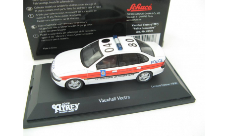 Vauxhall Vectra 1997 ’Police Lancashire’. Редкий Шуко!, масштабная модель, Schuco, Vauxhall Motors, scale43