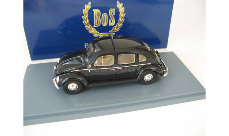 VW Beetle Rometsch 4-Türer Taxi 1953 black, масштабная модель, Best оf Show, Volkswagen, scale43