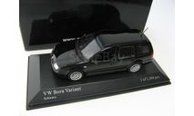 VW Bora Varinat black 1999 г., масштабная модель, scale43, Minichamps, Volkswagen