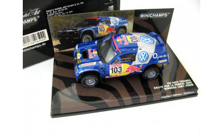 VW Race Touareg #103 Pampas Saby / Perin 2005, масштабная модель, scale43, Minichamps, Volkswagen