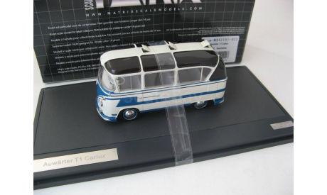 VW T1 Bus Auwarter Carlux white/blue 1962, масштабная модель, scale43, Matrix, Volkswagen