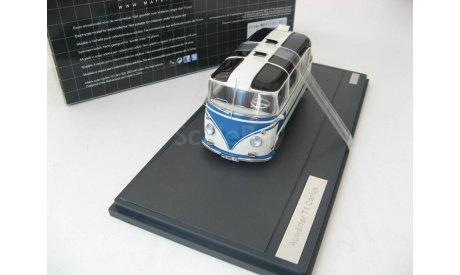 VW T1 Bus Auwarter Carlux white/blue 1962, масштабная модель, scale43, Matrix, Volkswagen