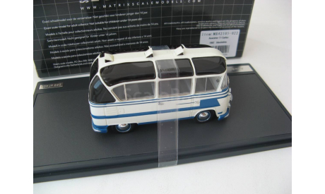 VW T1 Bus Auwarter Carlux white/blue 1962, масштабная модель, scale43, Matrix, Volkswagen