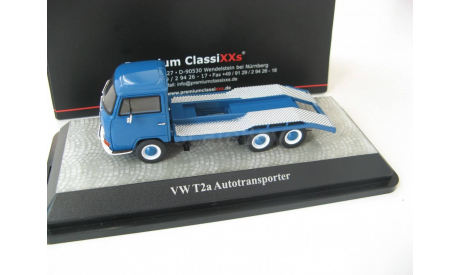 VW T2a Autotransporter blue, масштабная модель, Premium Classixxs, Volkswagen, scale43
