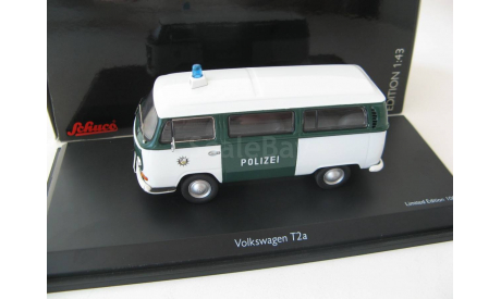 VW T2a bus ’Polizei’ Редкий Шуко!, масштабная модель, scale43, Schuco, Volkswagen