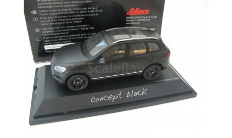 VW Touareg 2010 concept black. Редкий Шуко!, масштабная модель, Schuco, Volkswagen, scale43