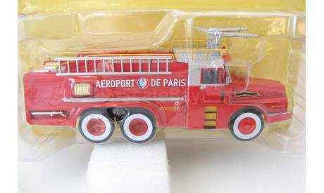 Willeme W8 6x6 Aeroport de Paris fire Department red/white/yellow, масштабная модель, Atlas, scale43