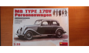 35095 MINIART МЕРСЕДЕС -БЕНЦ 170V 1/35, сборная модель автомобиля, Mercedes-Benz, 1:35