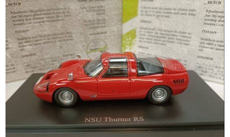 NSU Thurner RS 1:43, масштабная модель, Audi, AUTOCULT, 1/43