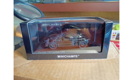 Porsche 718 Cayman GTS (982) 2020 1:43, масштабная модель, Minichamps, scale43
