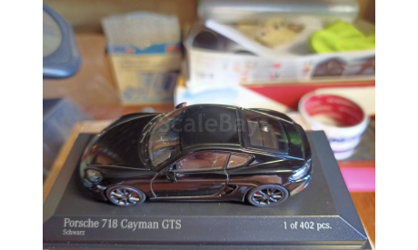 Porsche 718 Cayman GTS (982) 2020 1:43, масштабная модель, Minichamps, scale43