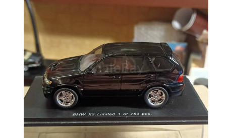 BMW X5 1:43, масштабная модель, Spark, 1/43