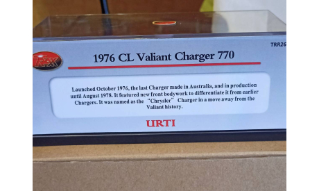 Chrysler Valiant Charger CL 770 1976 1:43, масштабная модель, Trax, 1/43