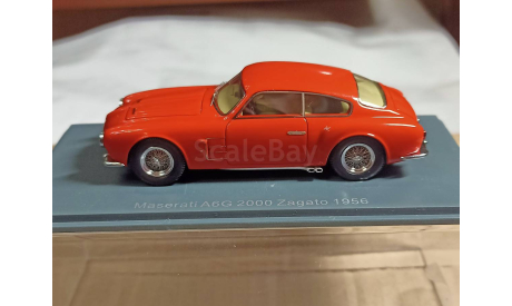 Maserati A6G 2000 Zagato 1:43, масштабная модель, Neo Scale Models, scale43