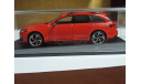 Audi RS4 1:43, масштабная модель, Spark, scale43