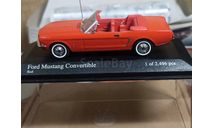 Ford Mustang Convertible 1:43, масштабная модель, Minichamps, scale43