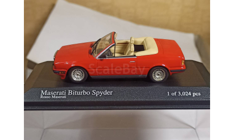 Maserati Biturbo Spider 1:43, масштабная модель, Minichamps, scale43