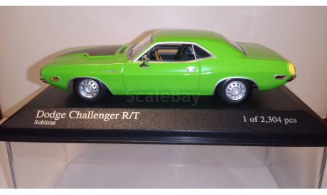 Dodge Challenger R/T 1970 1:43, масштабная модель, Minichamps, 1/43