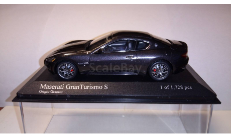 Maserati GranTurismo S 1:43, масштабная модель, Minichamps, scale43