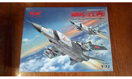 МИГ-25 1:72, сборные модели авиации, ICM, 1/72