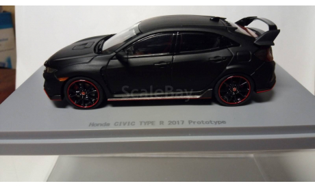 Honda Civic Type R 2017 Prototype 1:43, масштабная модель, Ebbro, scale43